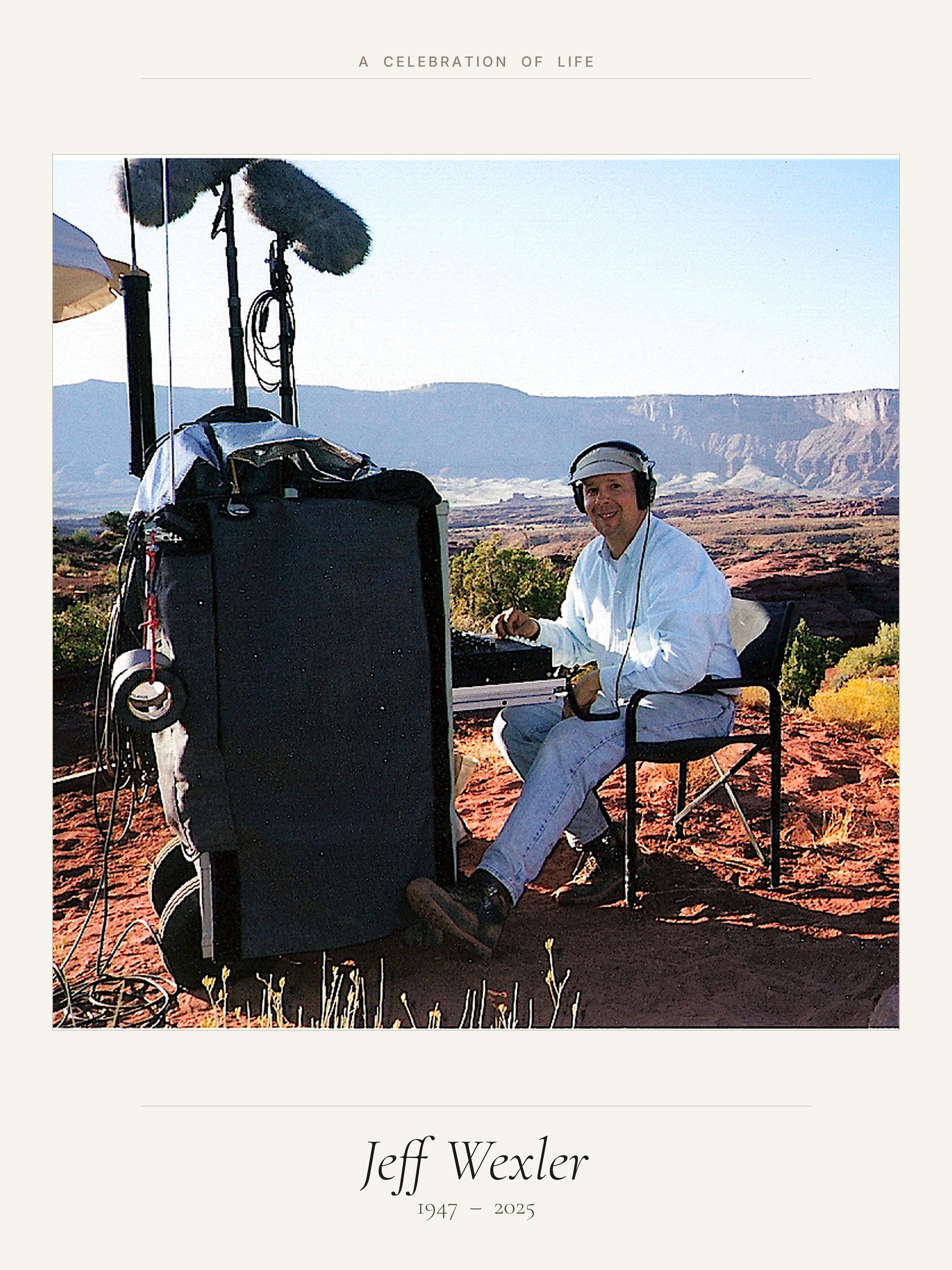 Jeff Wexler Easel Poster