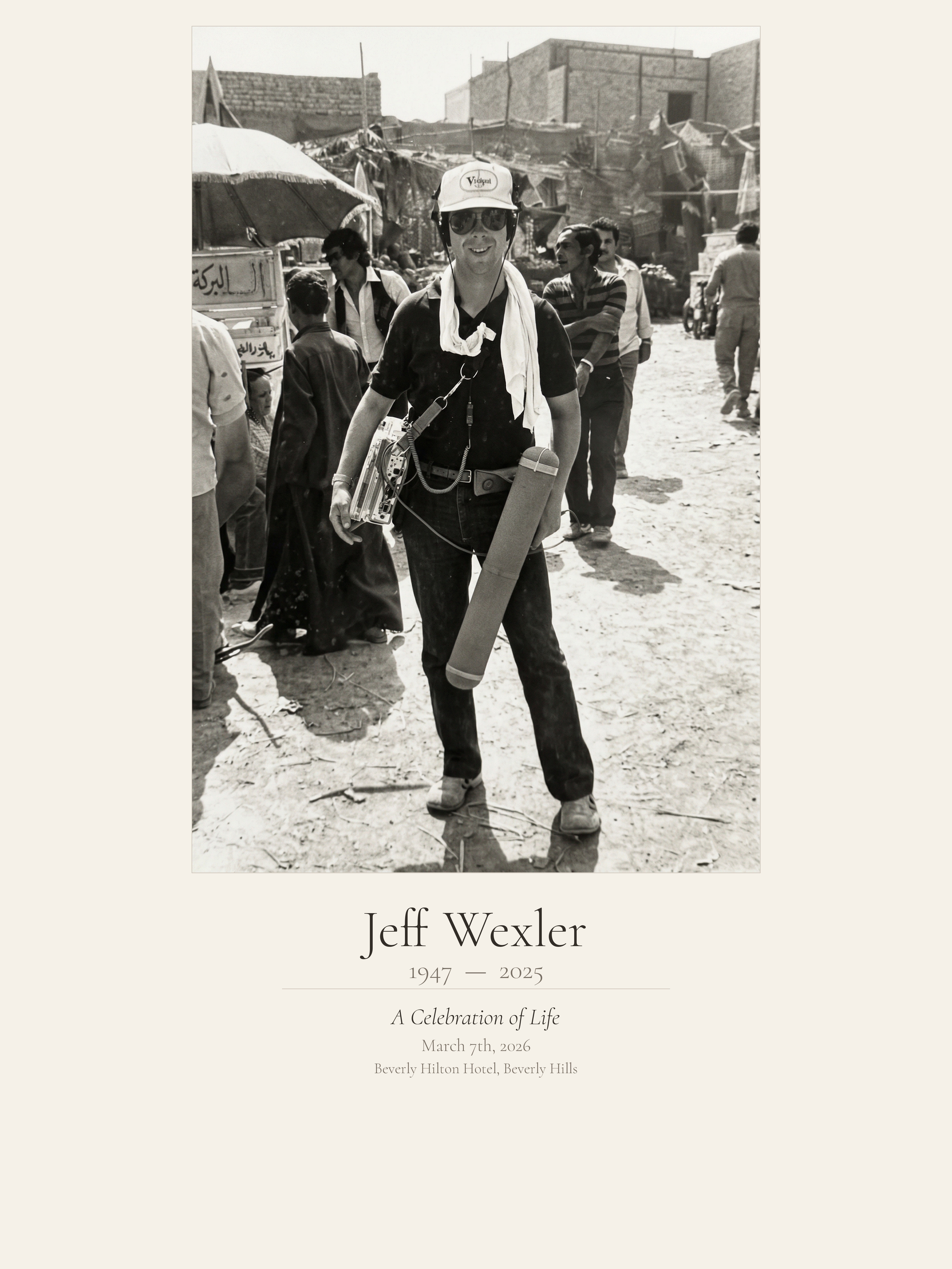 Jeff Wexler Easel Poster